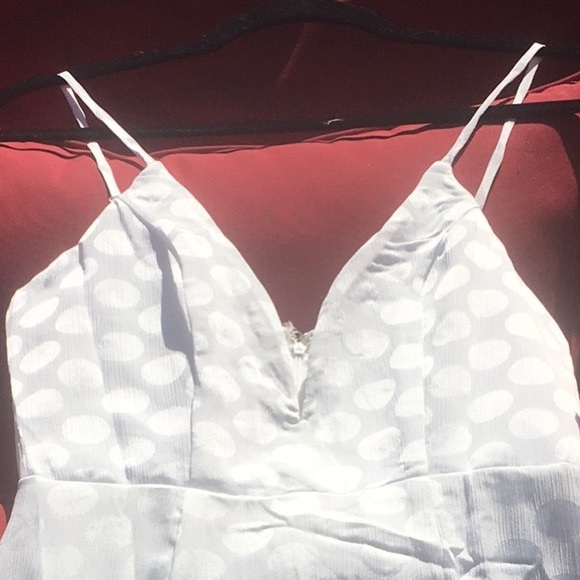 Maxi Dress Pearl Polka Dot Glam Dress Size Small - Picture 3 of 6